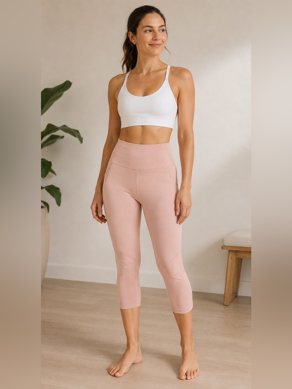 lululemon athletica Pink Align High-Rise Crop Performance Leggings